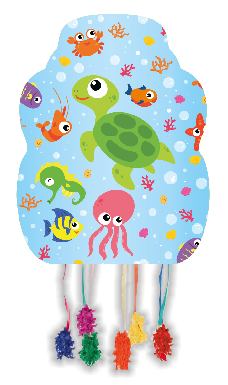 Piñata de fête océanique moyenne