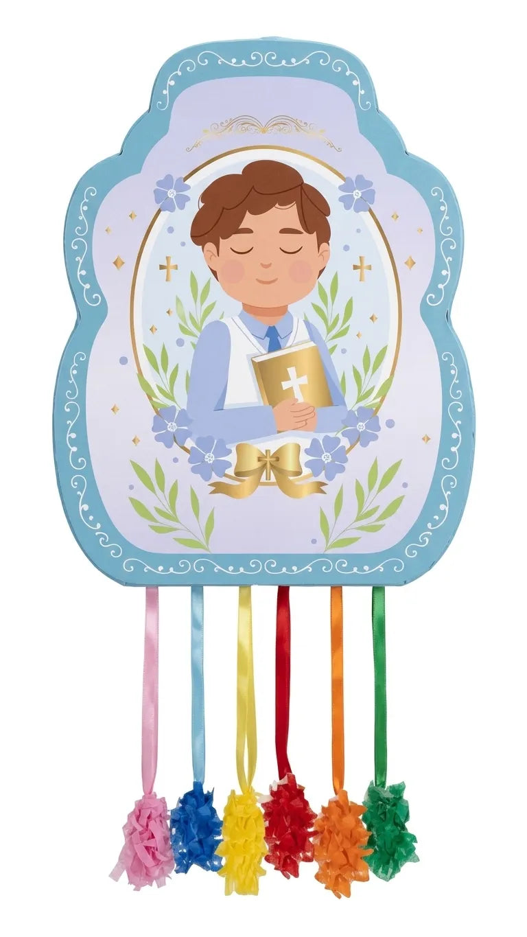 Petite piñata 33 x 28 cm Garçon de communion