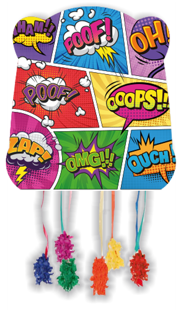 Piñata Super-héros 28 x 33 cm