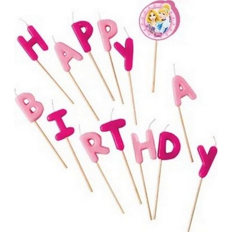BOUGIES D'ANNIVERSAIRE PRINCESSES DISNEY