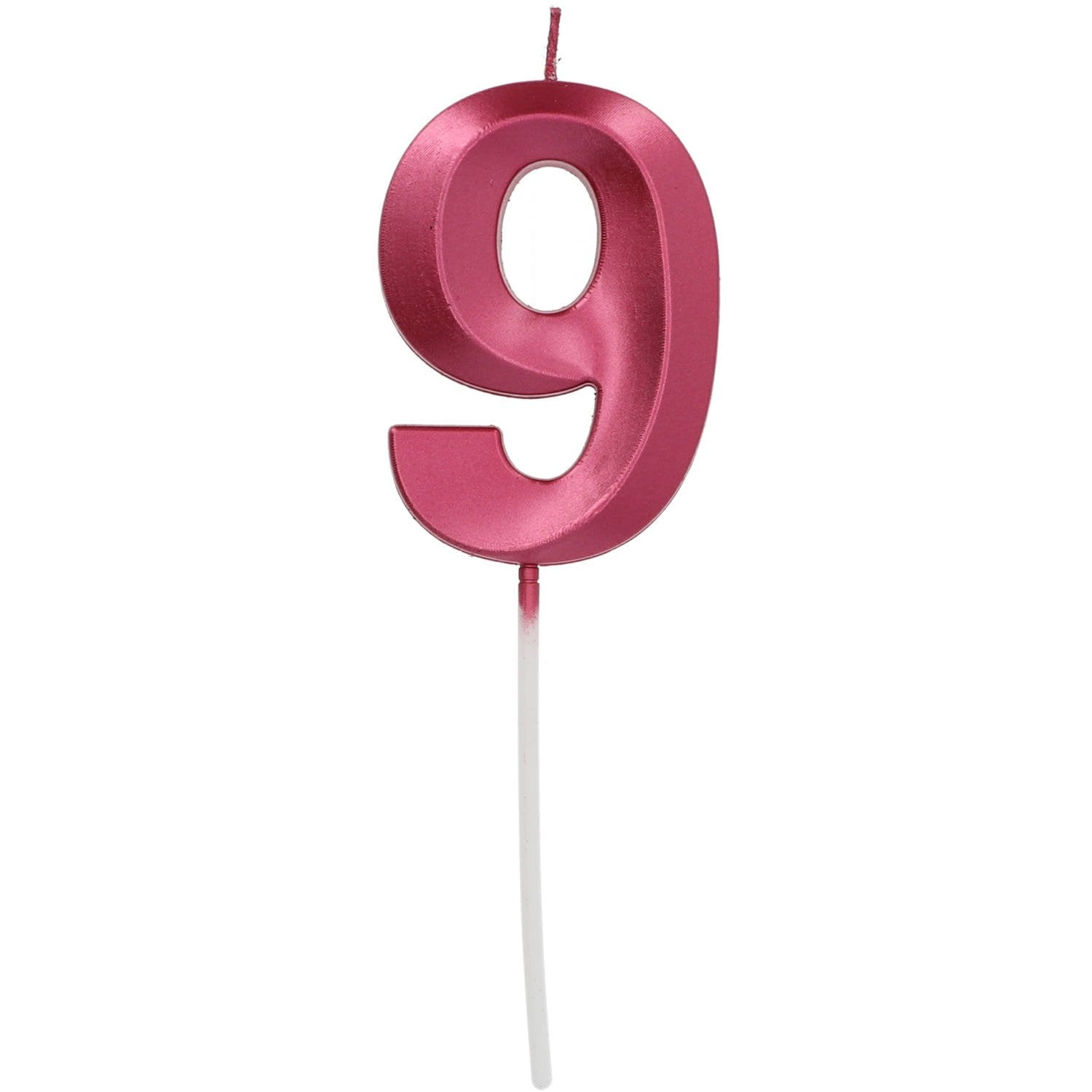 Bougeoir métallique rouge 9 cm