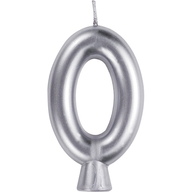 Bougie numéro 0 Argent