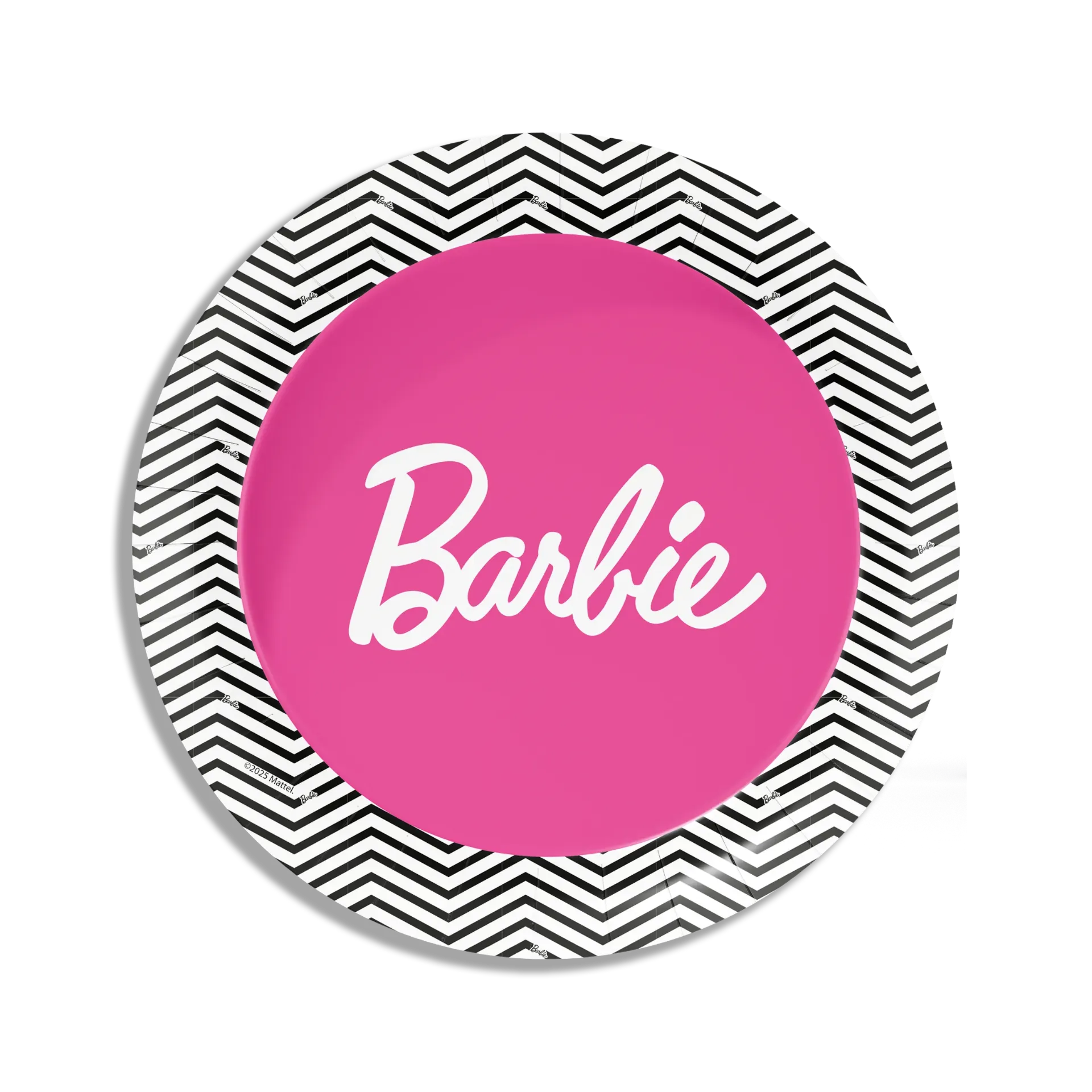 8 Platos 23cm Barbie Adult