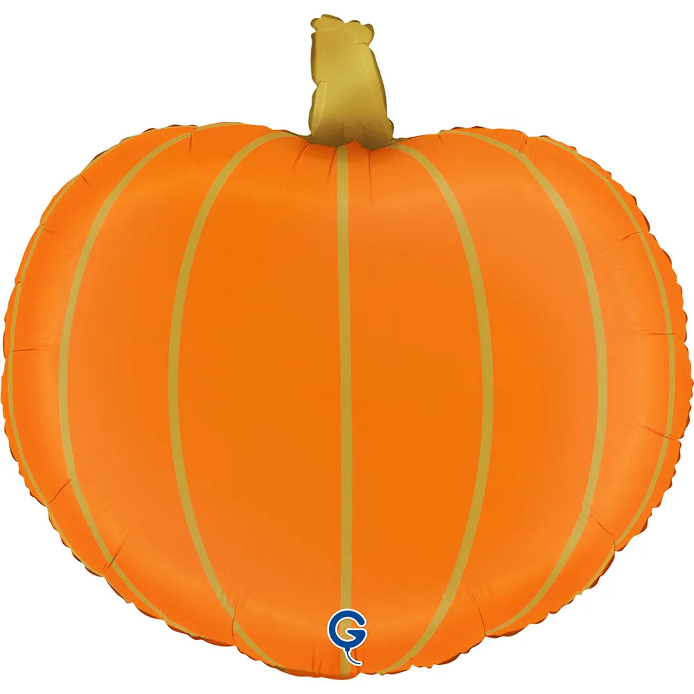 Globo Calabaza Naranja Halloween 39x39x23cm